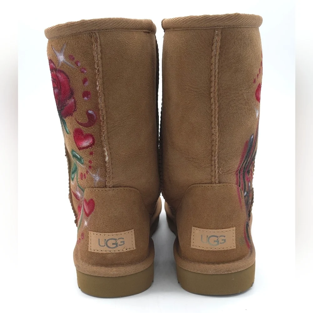 UGG woman’s Classic Short II Boot Custom Chestnut